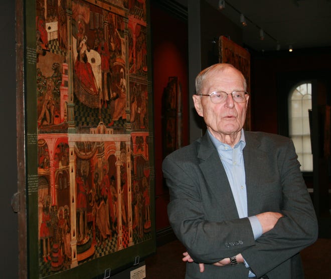 Основатель Гордон Лэнктон находится в Музее русских икон в Клинтоне с первых дней существования музея.
